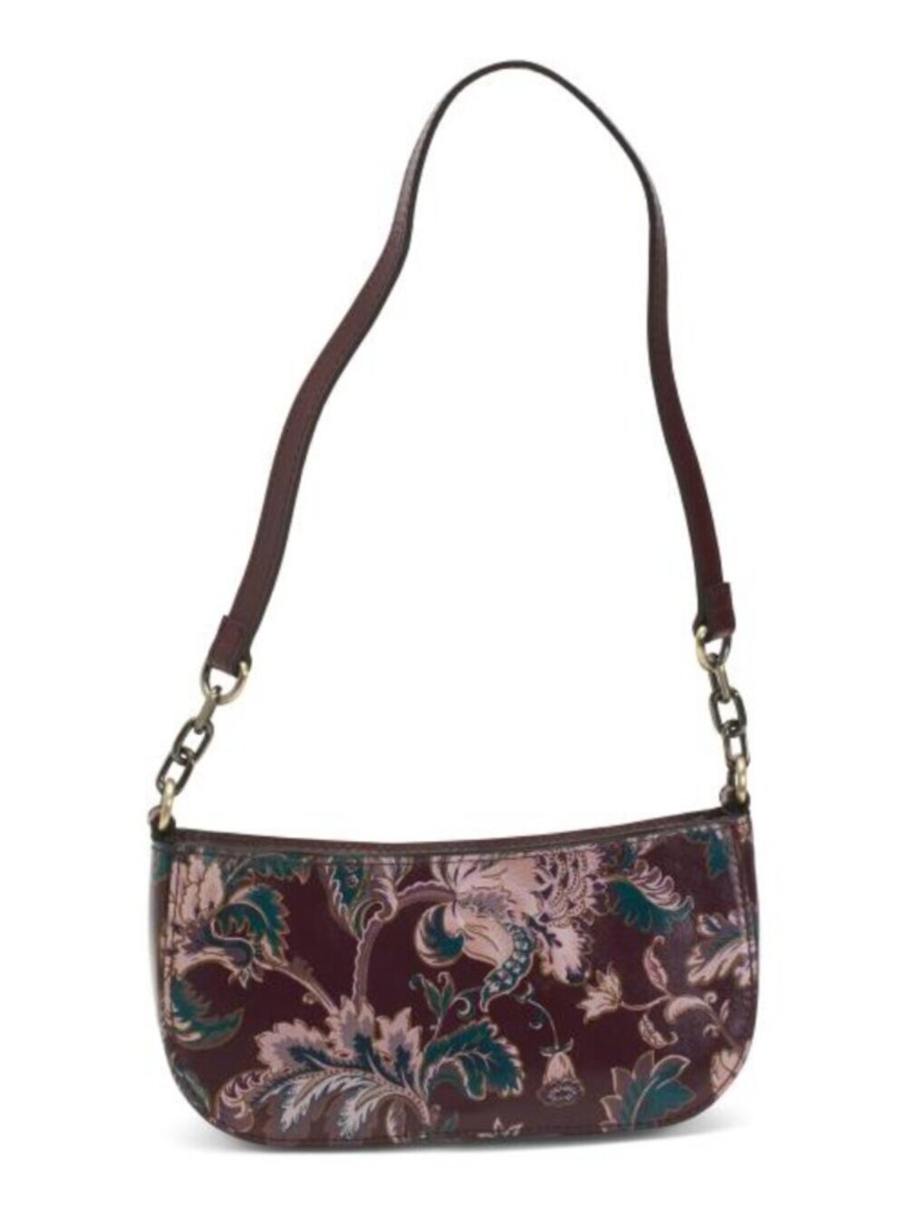 PATRICIA NASH Leather Sally Baguette Crossbody